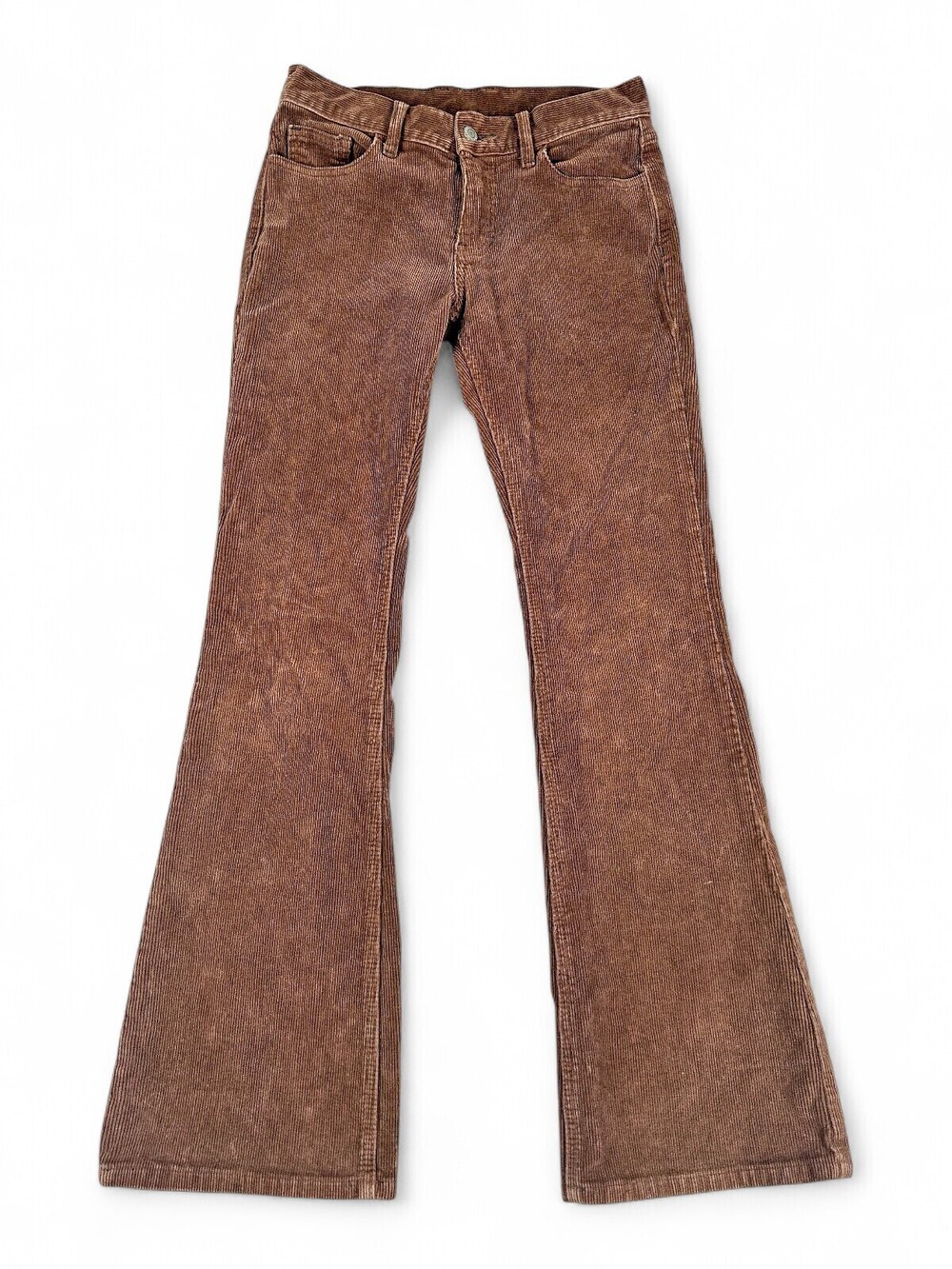 Women's Brown Corduroy Flare Pants - Boot Cut
